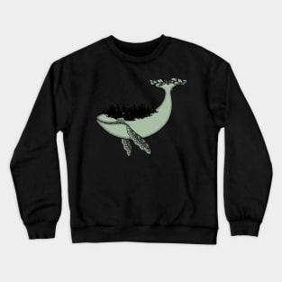 Whale in the universe Crewneck Sweatshirt